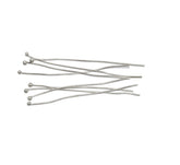 Silver 20 Gauge Brass Ball Pins For Jewellery Making , BPP-027